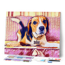 Laden Sie das Bild in den Galerie-Viewer, Diamond Painting – Herziger Beagle