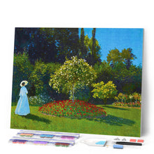 Laden Sie das Bild in den Galerie-Viewer, Diamond Painting – Frau im Garten – Monet