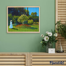 Laden Sie das Bild in den Galerie-Viewer, Diamond Painting – Frau im Garten – Monet