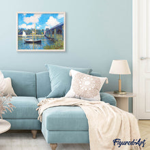 Laden Sie das Bild in den Galerie-Viewer, Diamond Painting – Die Brücke von Argenteuil – Monet