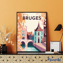 Laden Sie das Bild in den Galerie-Viewer, Diamond Painting – Reiseplakat Brügge