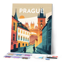 Laden Sie das Bild in den Galerie-Viewer, Diamond Painting – Reiseplakat Prag
