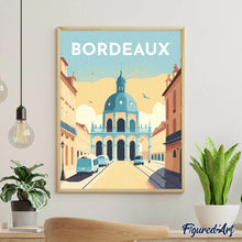Laden Sie das Bild in den Galerie-Viewer, Diamond Painting – Reiseplakat Bordeaux