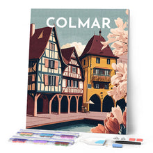 Laden Sie das Bild in den Galerie-Viewer, Diamond Painting – Reiseplakat Colmar