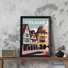 Laden Sie das Bild in den Galerie-Viewer, Diamond Painting – Reiseplakat Colmar