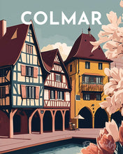 Laden Sie das Bild in den Galerie-Viewer, Diamond Painting – Reiseplakat Colmar