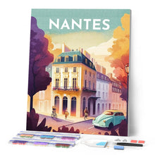 Laden Sie das Bild in den Galerie-Viewer, Diamond Painting – Reiseplakat Nantes
