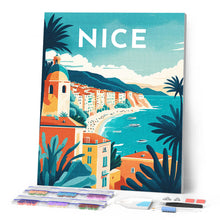 Laden Sie das Bild in den Galerie-Viewer, Diamond Painting – Reiseplakat Nizza