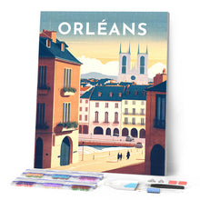 Laden Sie das Bild in den Galerie-Viewer, Diamond Painting – Reiseplakat Orleans