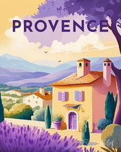 Laden Sie das Bild in den Galerie-Viewer, Diamond Painting – Reiseplakat Provence