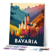 Laden Sie das Bild in den Galerie-Viewer, Diamond Painting – Reiseplakat Bayern