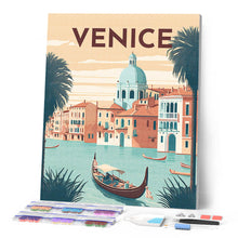Laden Sie das Bild in den Galerie-Viewer, Diamond Painting – Reiseplakat Venedig