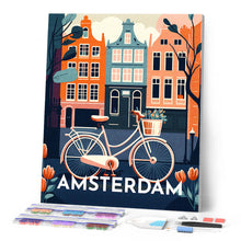 Laden Sie das Bild in den Galerie-Viewer, Diamond Painting – Reiseplakat Amsterdam