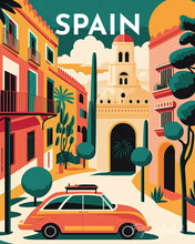 Laden Sie das Bild in den Galerie-Viewer, Diamond Painting – Reiseplakat Sevilla