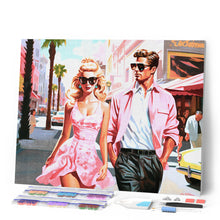 Laden Sie das Bild in den Galerie-Viewer, Diamond Painting - Hollywood-Liebe in Rosa
