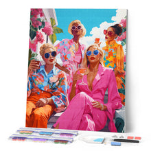 Laden Sie das Bild in den Galerie-Viewer, Diamond Painting - Treffen der Divas