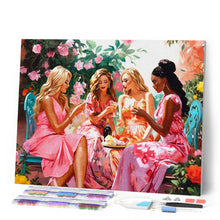 Laden Sie das Bild in den Galerie-Viewer, Diamond Painting - Toast der Divas im Garten