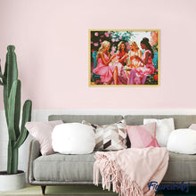 Laden Sie das Bild in den Galerie-Viewer, Diamond Painting - Toast der Divas im Garten