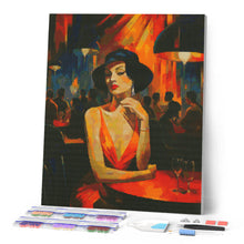 Laden Sie das Bild in den Galerie-Viewer, Diamond Painting – Art-Deco-Frau in einem Club