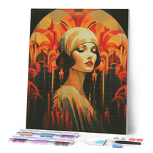 Laden Sie das Bild in den Galerie-Viewer, Diamond Painting – Art-Deco-Frau