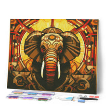 Laden Sie das Bild in den Galerie-Viewer, Diamond Painting – Elefant Art Deco