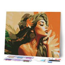 Laden Sie das Bild in den Galerie-Viewer, Diamond Painting - Frau im Afrikanischen Turban