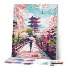 Laden Sie das Bild in den Galerie-Viewer, Diamond Painting - Kyoto in voller Blüte