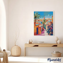 Laden Sie das Bild in den Galerie-Viewer, Diamond Painting - Marrakesch Marokko – 40 x 50 cm auf Keilrahmen gespannt
