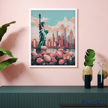Laden Sie das Bild in den Galerie-Viewer, Diamond Painting - New York in voller Blüte – 40 x 50 cm auf Keilrahmen gespannt