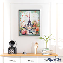 Laden Sie das Bild in den Galerie-Viewer, Diamond Painting - Paris in voller Blüte – 40 x 50 cm auf Keilrahmen gespannt