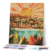 Laden Sie das Bild in den Galerie-Viewer, Diamond Painting - Bali Sonnenaufgang