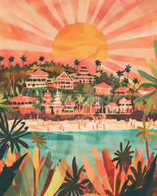 Laden Sie das Bild in den Galerie-Viewer, Diamond Painting - Bali Sonnenaufgang