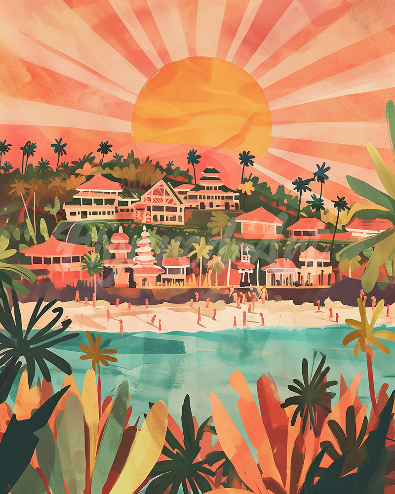Diamond Painting - Bali Sonnenaufgang