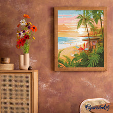 Laden Sie das Bild in den Galerie-Viewer, Diamond Painting - Surfclub – 40 x 50 cm auf Keilrahmen gespannt