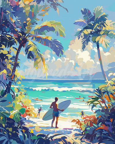 Diamond Painting - Sonniger Strandtag
