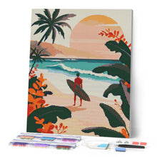 Laden Sie das Bild in den Galerie-Viewer, Diamond Painting - Abendwellen