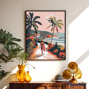 Diamond Painting - Küstenspaziergang