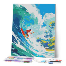 Laden Sie das Bild in den Galerie-Viewer, Diamond Painting - Surfen in Hawaii