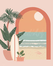 Laden Sie das Bild in den Galerie-Viewer, Diamond Painting - Bogen zum Meer