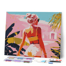 Laden Sie das Bild in den Galerie-Viewer, Diamond Painting - Sommer-Spaziergang – 40 x 50 cm auf Keilrahmen gespannt