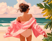 Laden Sie das Bild in den Galerie-Viewer, Diamond Painting - Genieße den Strand – 40 x 50 cm auf Keilrahmen gespannt