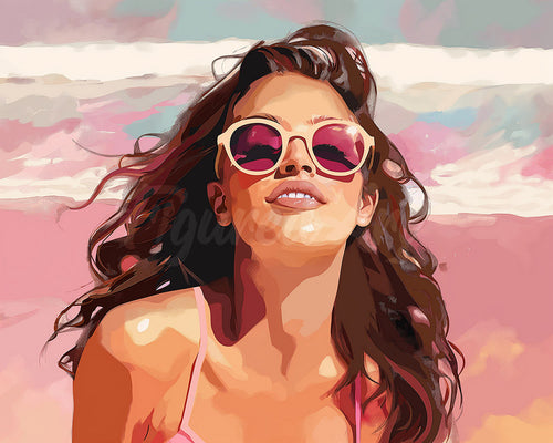 Diamond Painting - Freude am Strand