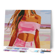 Laden Sie das Bild in den Galerie-Viewer, Diamond Painting - Meer, Sand und Stil