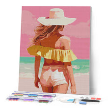 Laden Sie das Bild in den Galerie-Viewer, Diamond Painting - Schönheit am Meer – 40 x 50 cm auf Keilrahmen gespannt