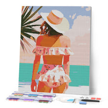 Laden Sie das Bild in den Galerie-Viewer, Diamond Painting - Sommerschönheit – 40 x 50 cm auf Keilrahmen gespannt