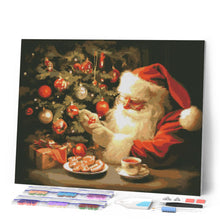 Laden Sie das Bild in den Galerie-Viewer, Diamond Painting - Fröhlicher Abend des Weihnachtsmanns