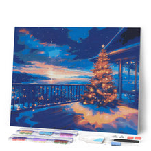 Laden Sie das Bild in den Galerie-Viewer, Diamond Painting - Funkelnde Weihnachtsterrasse
