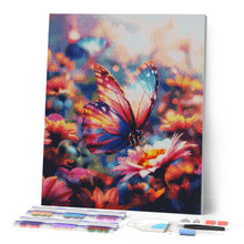 Laden Sie das Bild in den Galerie-Viewer, Diamond Painting - Futtersuchender Schmetterling