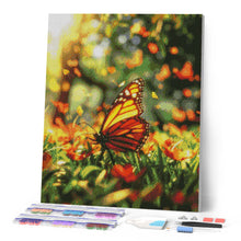 Laden Sie das Bild in den Galerie-Viewer, Diamond Painting - Schmetterling auf der Wiese