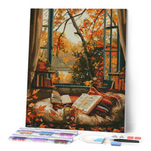 Laden Sie das Bild in den Galerie-Viewer, Diamond Painting - Gemütliches Herbstlesen